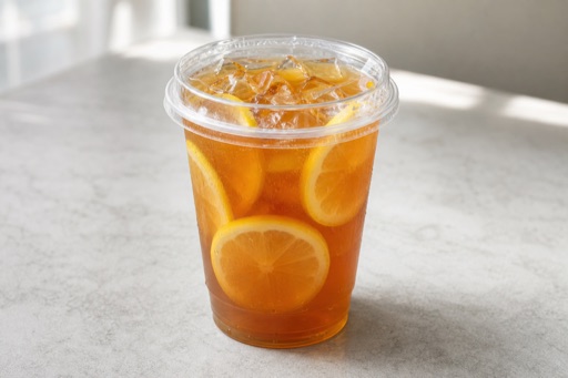 Photorealistic fragrant lemon tea P05 food image by VDAMO
