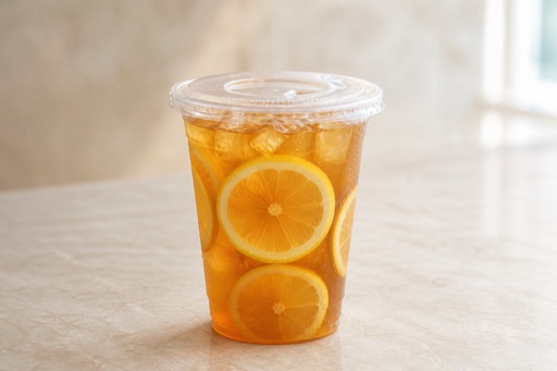 Photorealistic fragrant lemon tea P09 food image by VDAMO