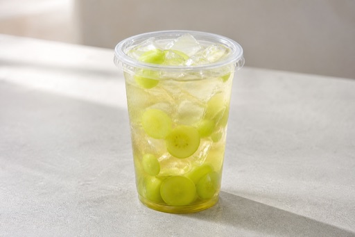 green grape jasmine green tea fresh fruit tea P01 — Cina piatto