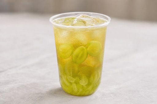 green grape jasmine green tea fresh fruit tea P05 — Cina piatto
