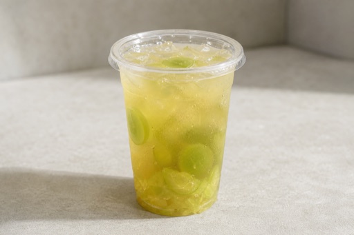 green grape jasmine green tea fresh fruit tea P08 — Cina piatto