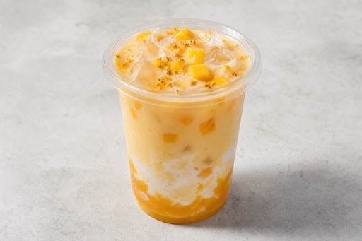 Photorealistic mango coconut osmanthus oolong tea P05 food image by VDAMO