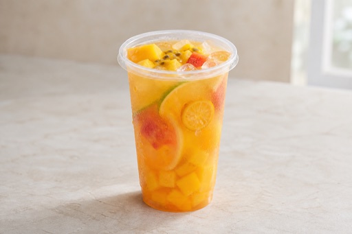 mango mixed fruit tea P03 — Cina piatto