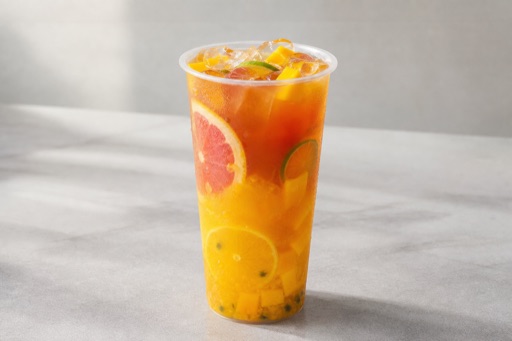 mango mixed fruit tea P07 — Cina piatto
