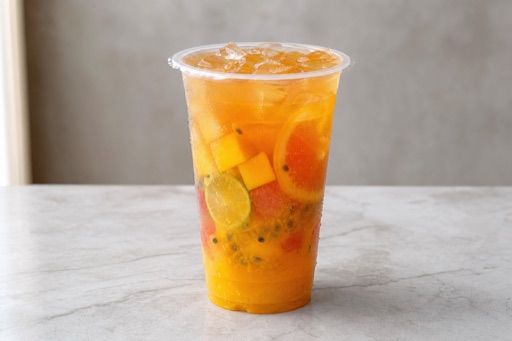 mango mixed fruit tea P09 — Cina piatto