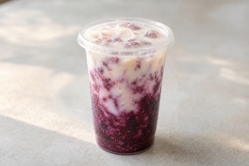 mulberry yakult drink P03 — China dish