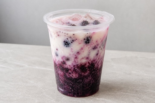 mulberry yakult drink P04 — China dish