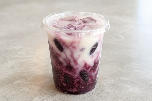 mulberry yakult drink P06 — China dish