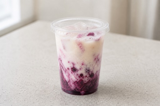mulberry yakult drink P08 — China dish