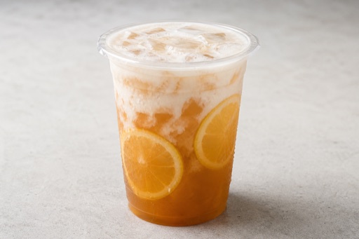 oat milk hand-shaken lemon tea P02 — China dish