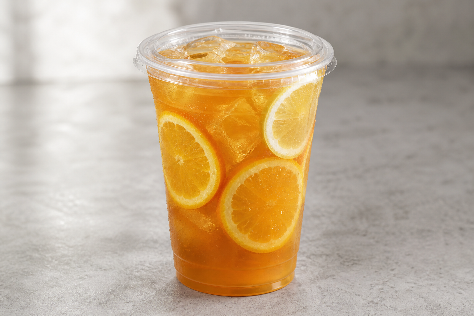 orange lemon oolong tea P10 — China dish