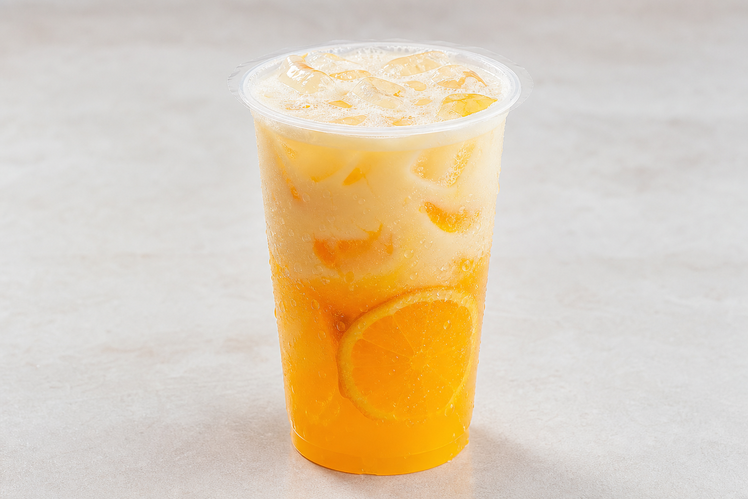 orange yakult drink P02 — China dish