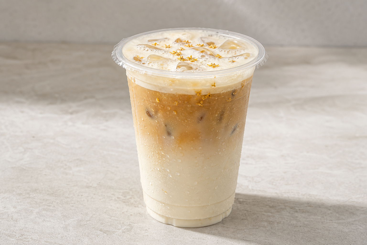Photorealistic Osmanthus oolong latte P03 food image by VDAMO