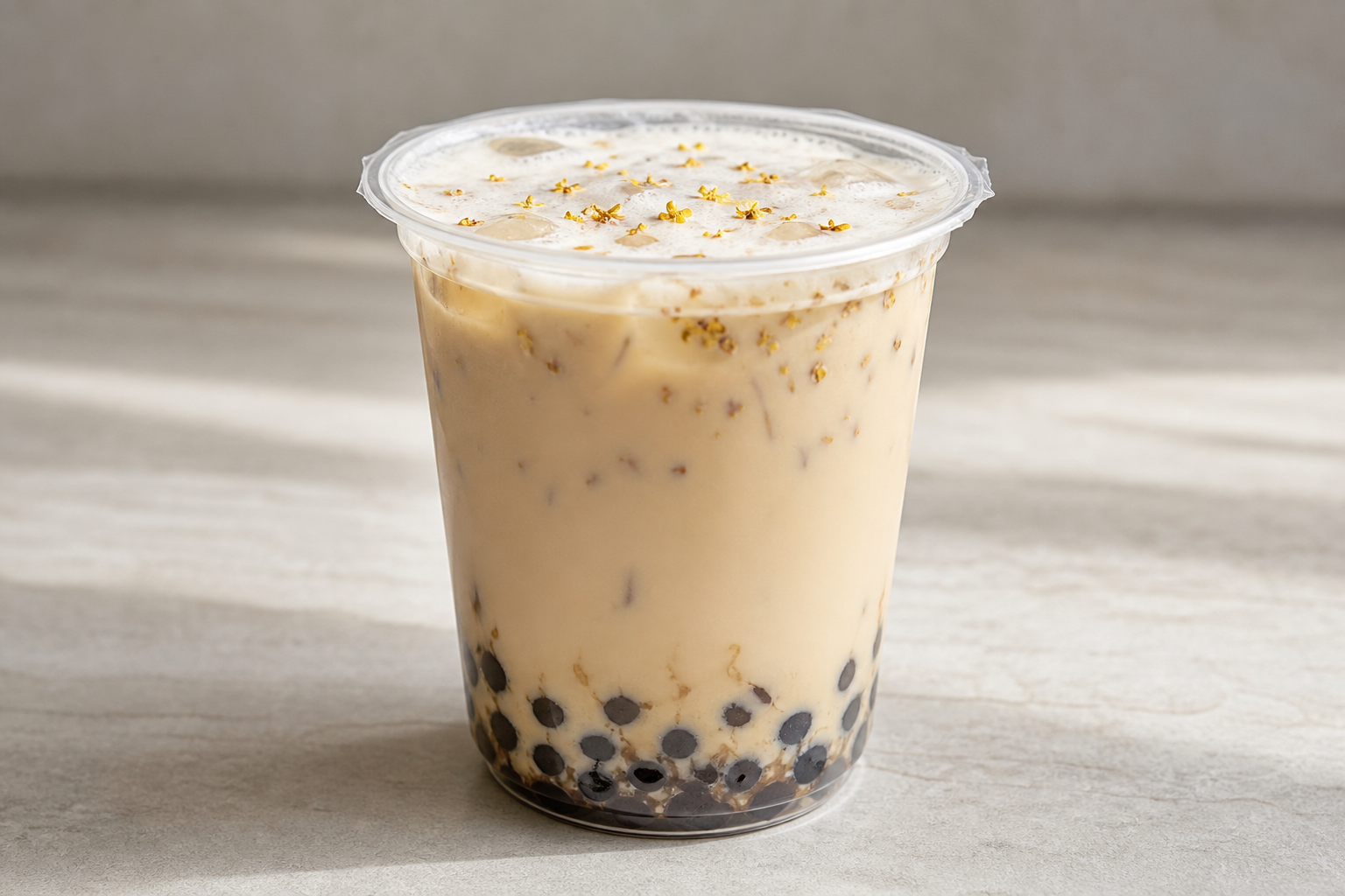 Photorealistic Osmanthus oolong latte P05 food image by VDAMO