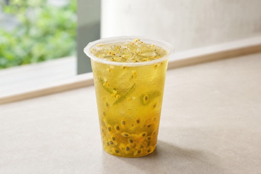 Photorealistic osmanthus passion fruit green tea P02 food image by VDAMO