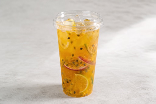 passion fruit four seasons oolong fresh fruit tea P04 — China dish
