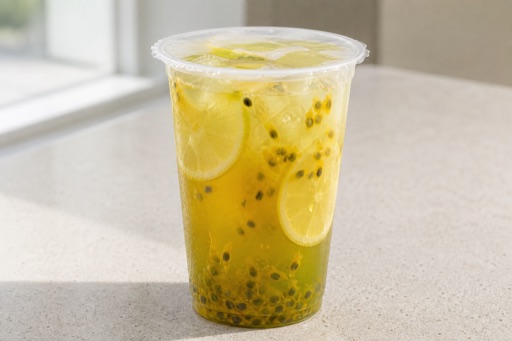 passion fruit jasmine green tea lemon tea P02 — China dish