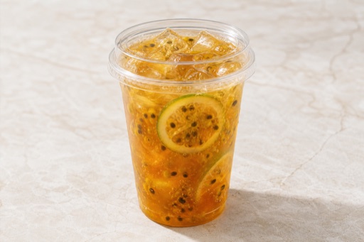 passion fruit oolong tea sparkling drink P04 — Cina piatto