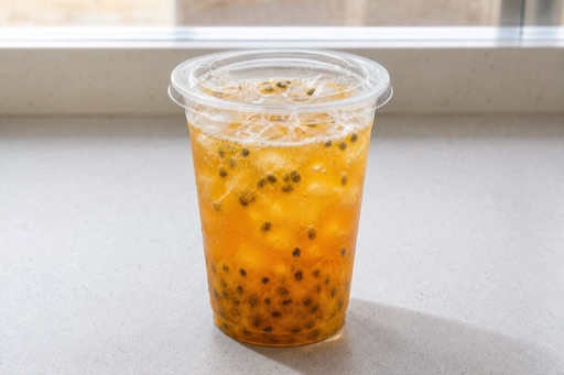 passion fruit oolong tea sparkling drink P10 — Cina piatto