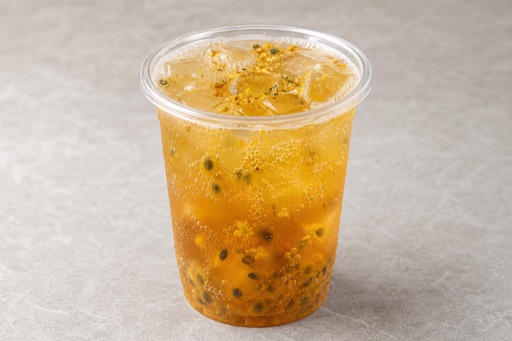 passion fruit osmanthus oolong sparkling drink P10 — China dish
