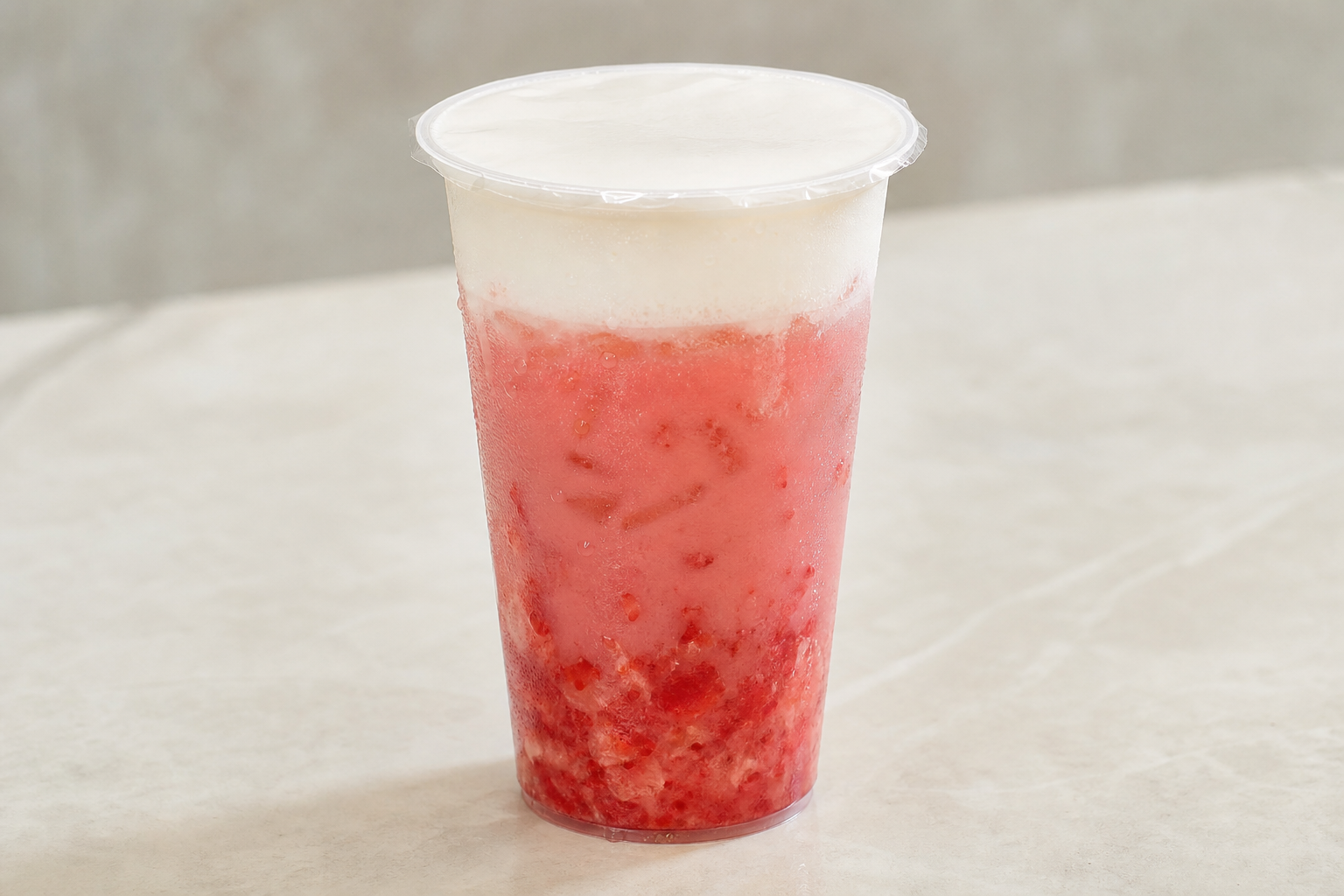 Photorealistic Strawberry cheese tea P07 food image by VDAMO