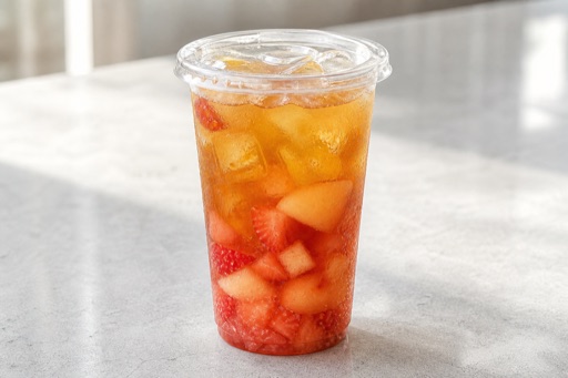 strawberry peach ya shi xiang tea P01 — 중국 요리