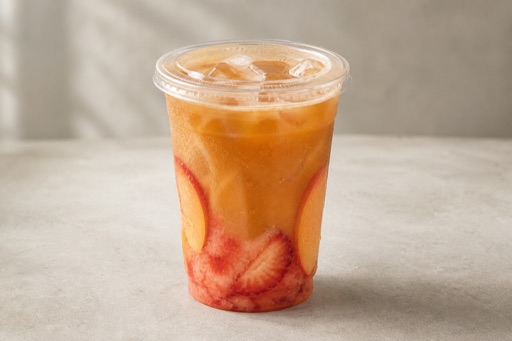 strawberry peach ya shi xiang tea P03 — 중국 요리