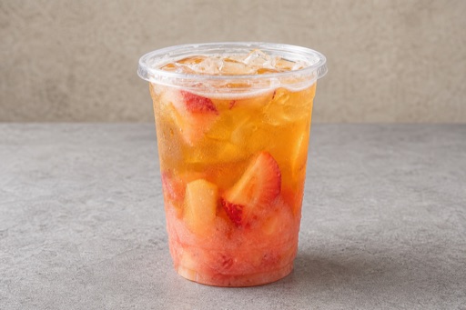 strawberry peach ya shi xiang tea P06 — 중국 요리