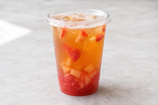 strawberry peach ya shi xiang tea P08 — 중국 요리