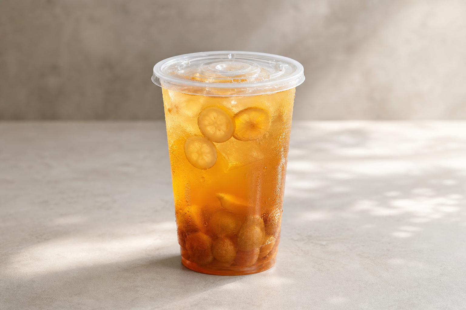 wampee fruit tea P08 — China dish