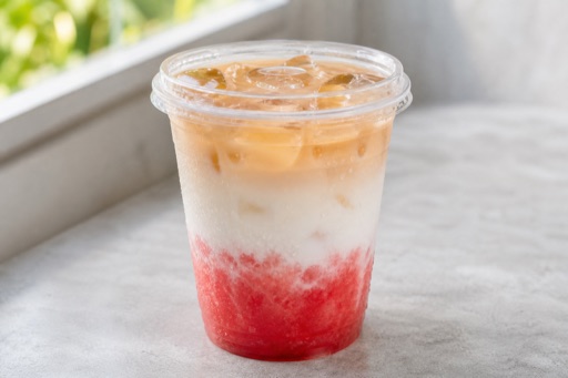 watermelon coconut four season oolong tea P06 — China dish