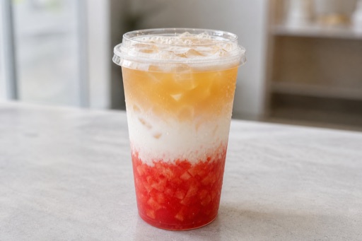 watermelon coconut four season oolong tea P07 — China dish