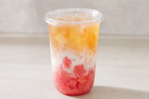 watermelon coconut four season oolong tea P08 — China dish