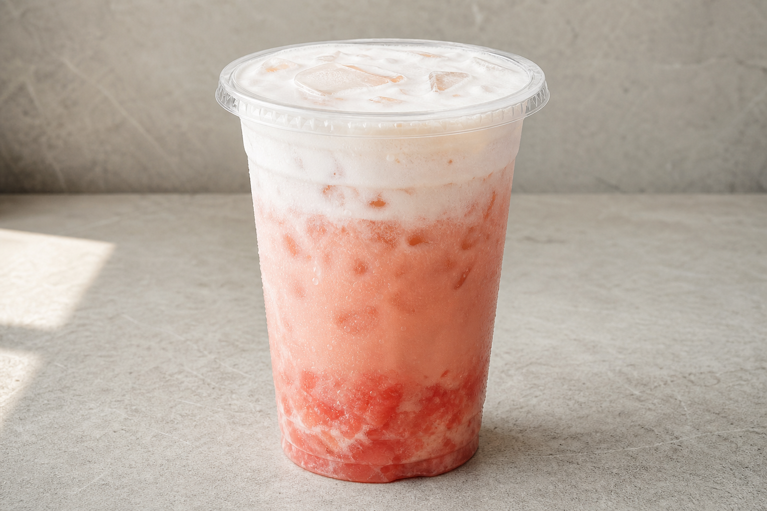 Photorealistic watermelon coconut oolong tea P06 food image by VDAMO