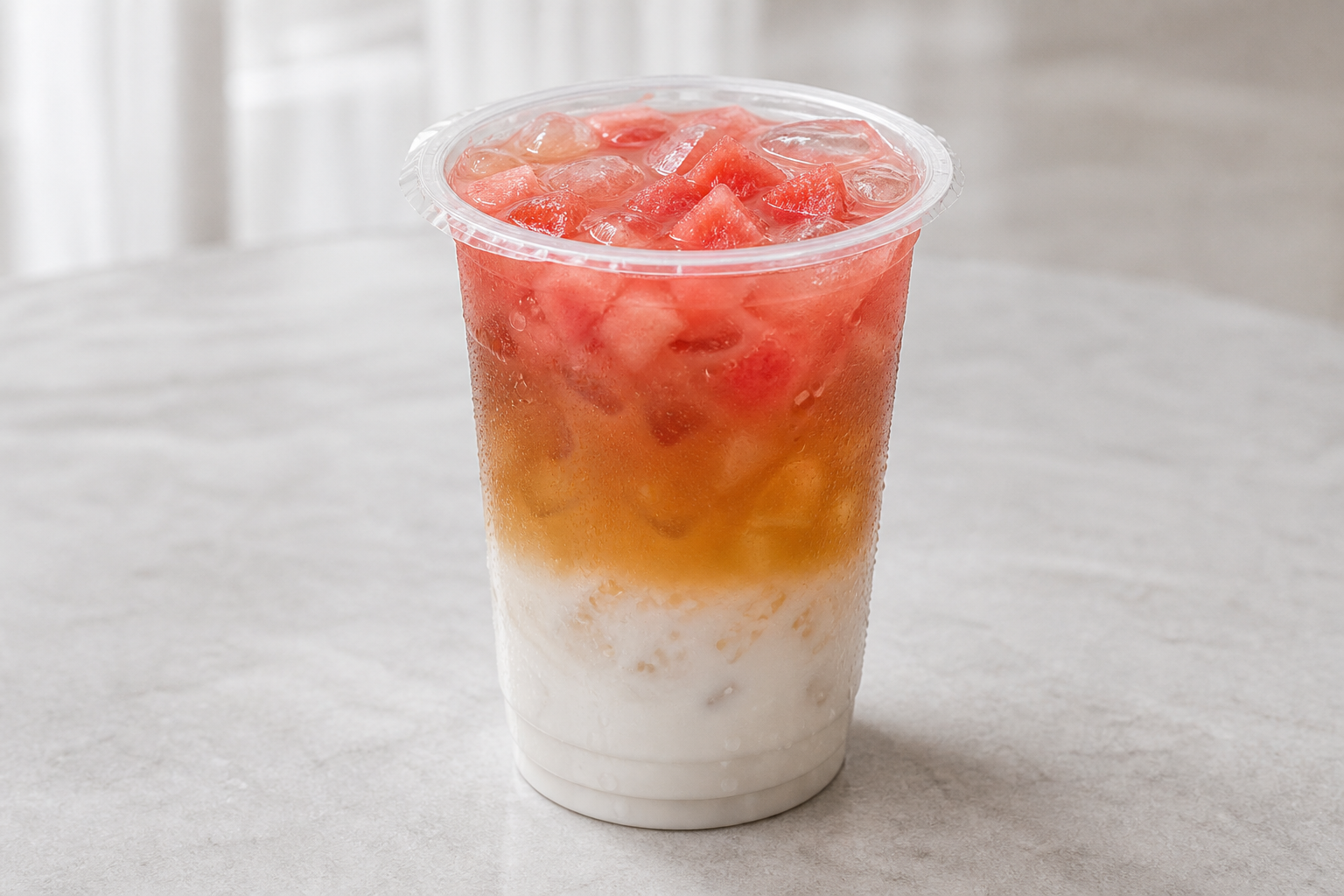 watermelon coconut ya shi xiang tea P02 — China dish