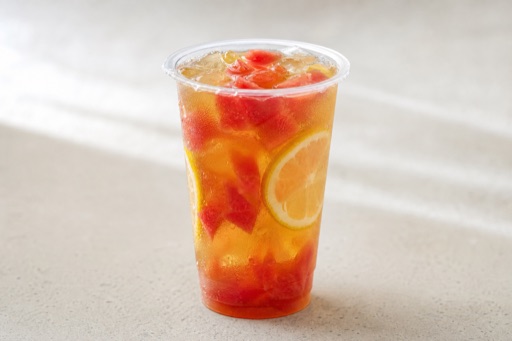 watermelon duck shit aroma oolong lemon tea P09 — China dish