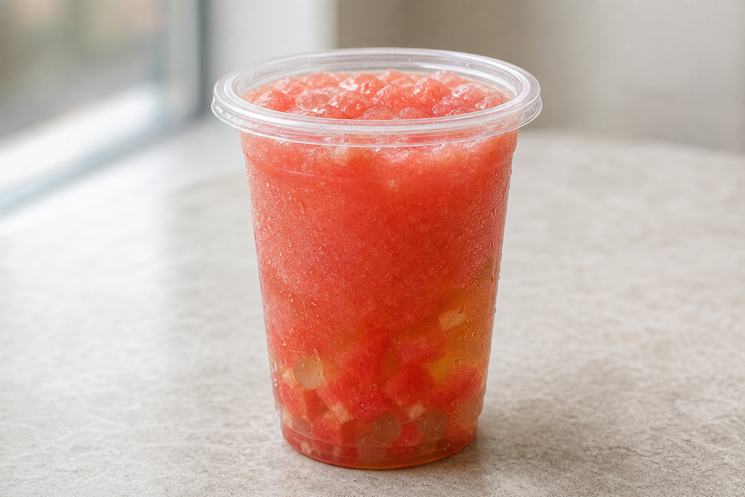 watermelon jasmine green tea smoothie P05 — China dish