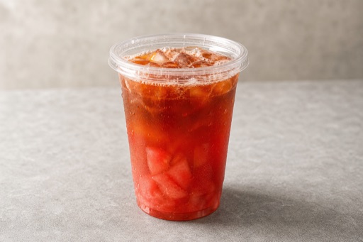 Photorealistic watermelon pu er tea fresh fruit tea P06 food image by VDAMO