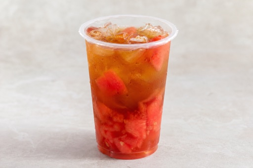 Photorealistic watermelon pu er tea fresh fruit tea P09 food image by VDAMO