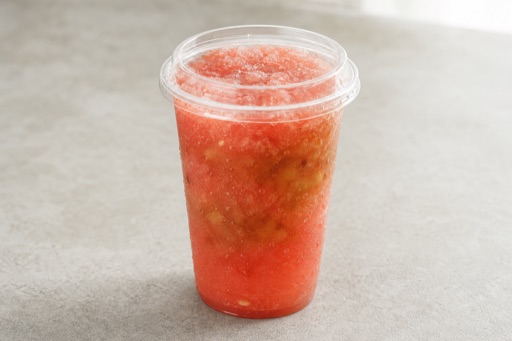 Photorealistic watermelon pu er tea smoothie P06 food image by VDAMO