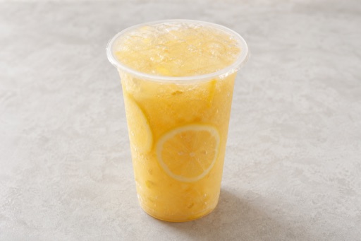 Photorealistic yellow lemon smoothie P02 food image by VDAMO