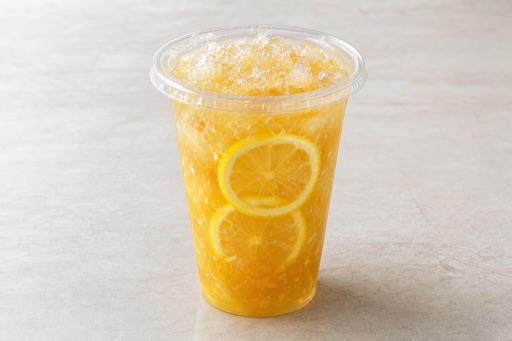 Photorealistic yellow lemon smoothie P04 food image by VDAMO