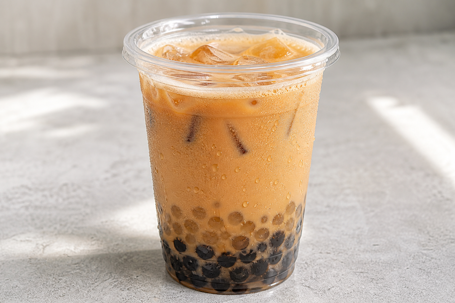 agar pearls pearl milk tea P03 — China dish