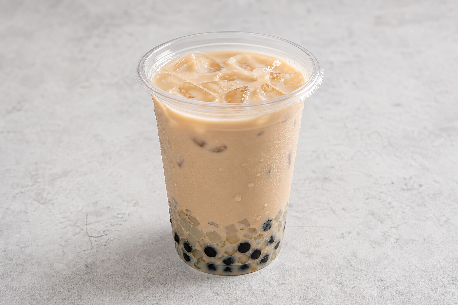 agar pearls pearl milk tea P04 — China dish