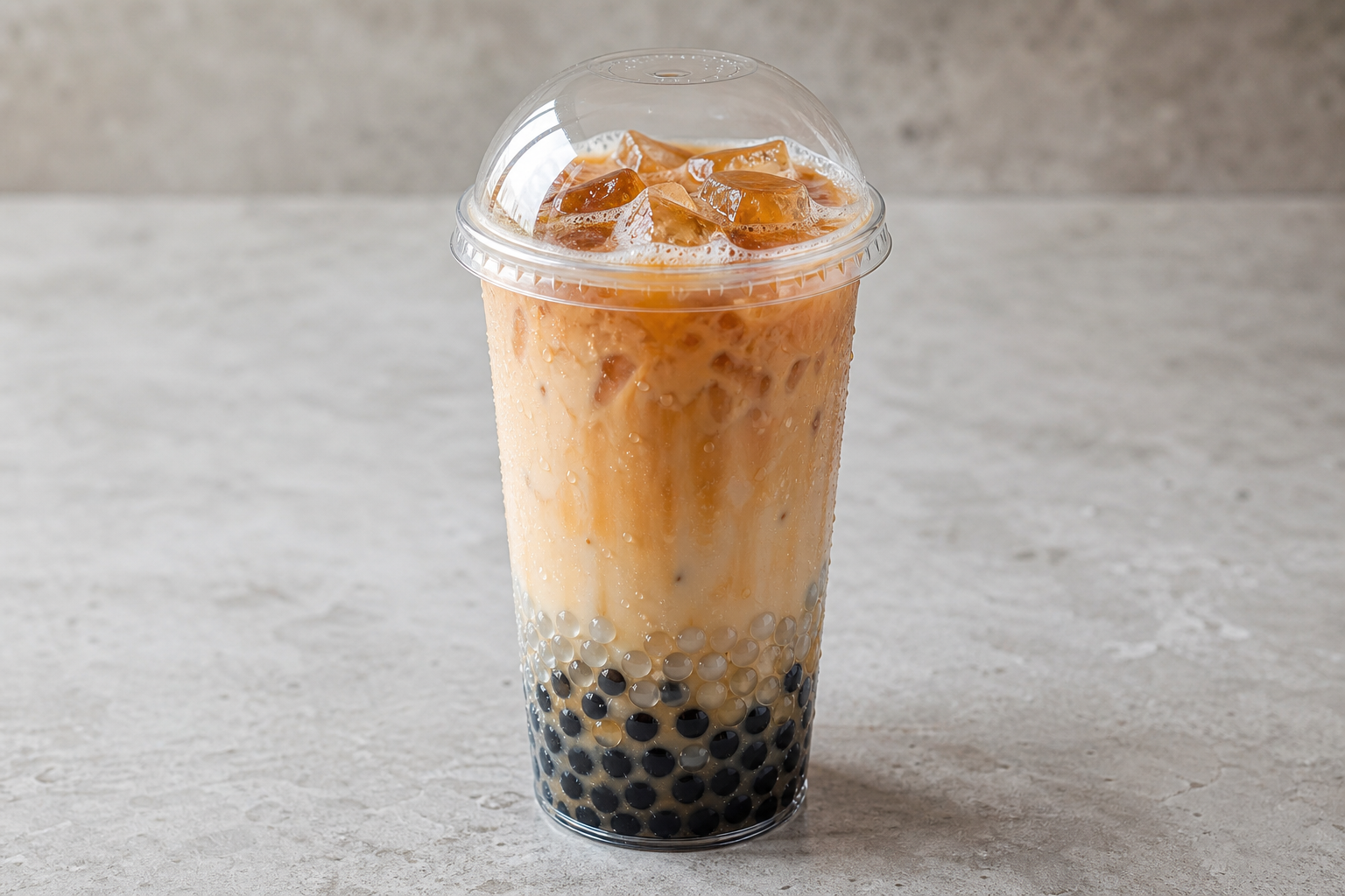 agar pearls pearl milk tea P07 — China dish