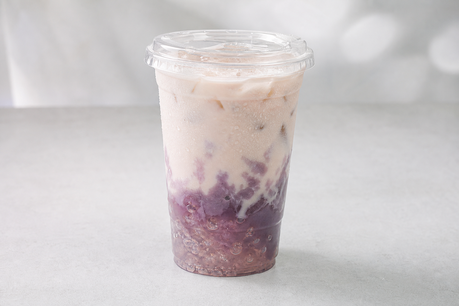 agar pearls taro fresh milk P03 — China dish