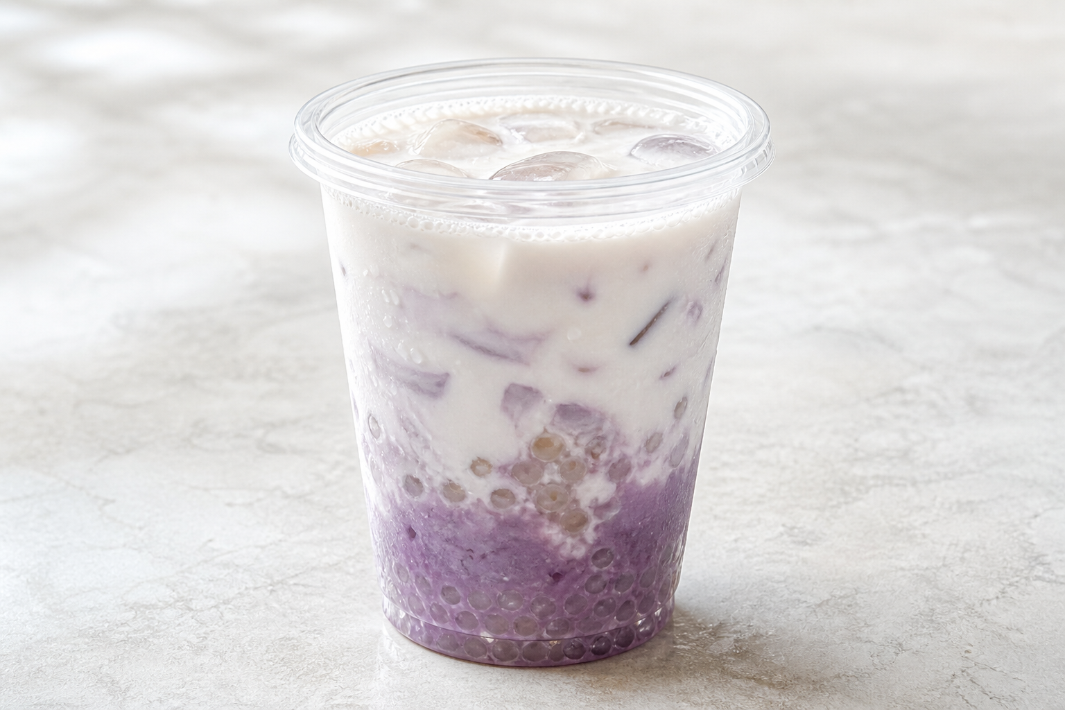 agar pearls taro fresh milk P06 — China dish