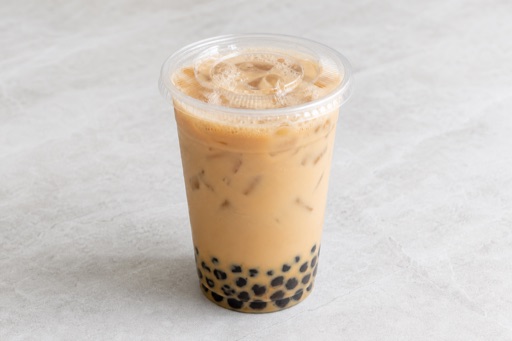 Photorealistic boba oolong milk tea P01 food image by VDAMO