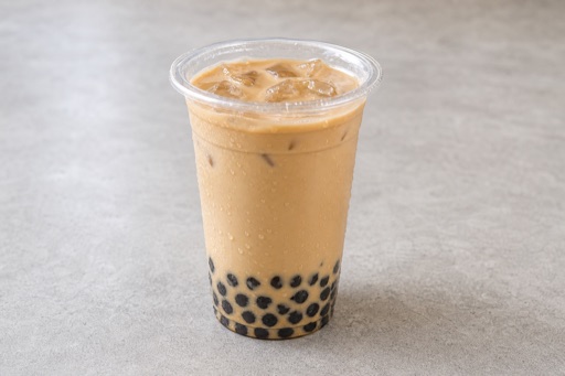 Photorealistic boba oolong milk tea P03 food image by VDAMO
