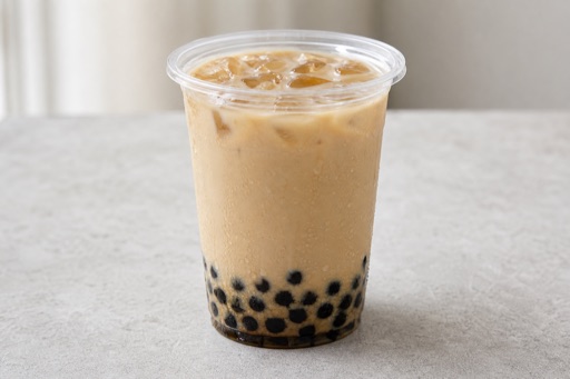 Photorealistic boba oolong milk tea P05 food image by VDAMO